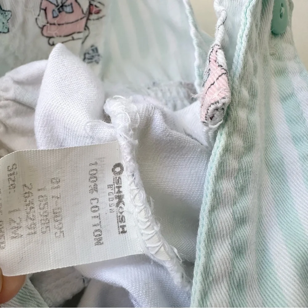 OshKosh B’gosh Vintage Bunny Overalls